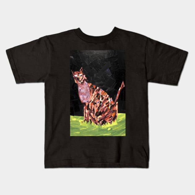 Tigerclaw the Cat Kids T-Shirt by cajunhusker